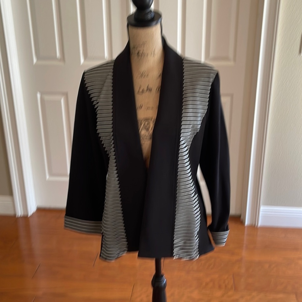 Chicos Black Open Face Euc Jacket - image 1